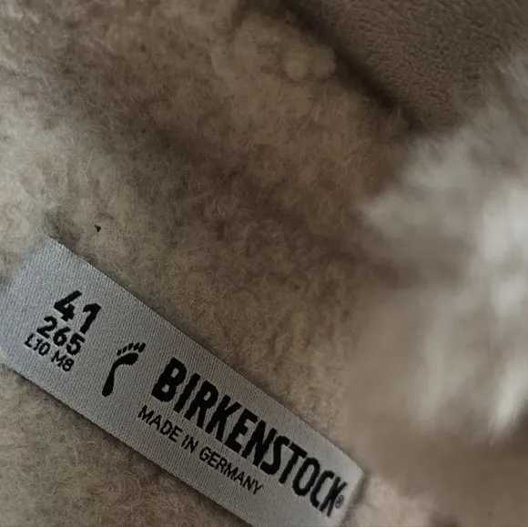 NEW Birkenstock Arizona Big Buckle Teddy/Shearling Sandals