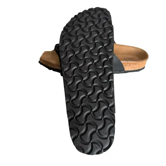 NEW Birkenstock Florida Soft Footbed Birko Flor Black Sandals Slides Women’s