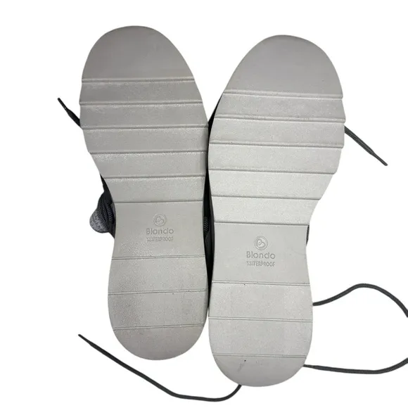 NEW Blondo Selina Waterproof Sneakers in Gray - Size 8