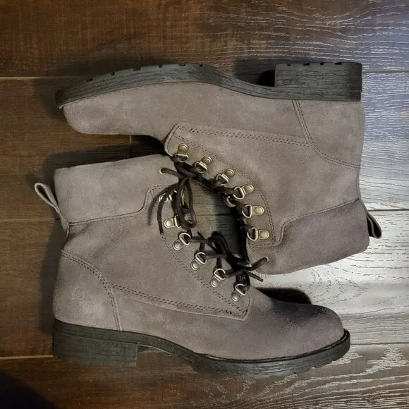 NEW Born Codi Boots Womens 10 Lace Up Suede Rustic Outdoors Hiking Comfort