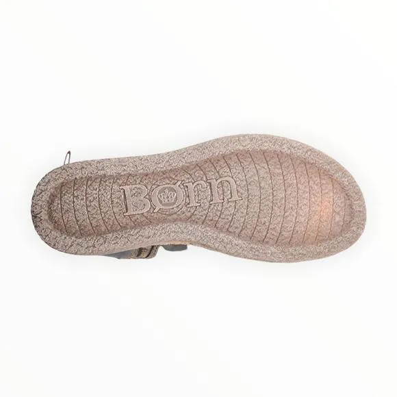 NEW BORN women sable boots in dark grey