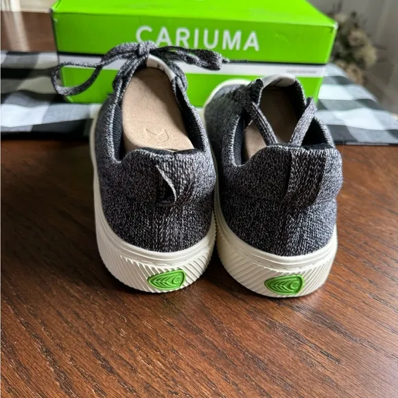 New! Cariuma IBI Low Stone Grey‎ Knit Sneaker