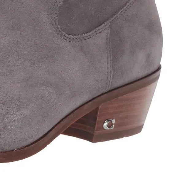 NEW COACH Danni Ankle Suede BOOTS Booties Shoes