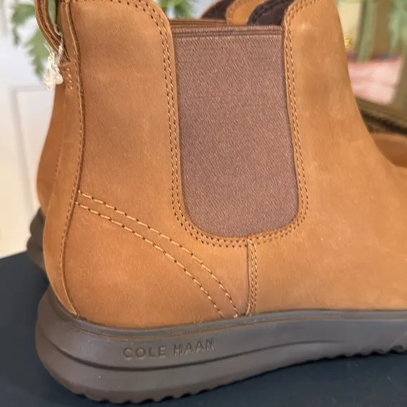 NEW Cole Haan Grand  Men's Chelsea Boots color Lumber/Java size 11