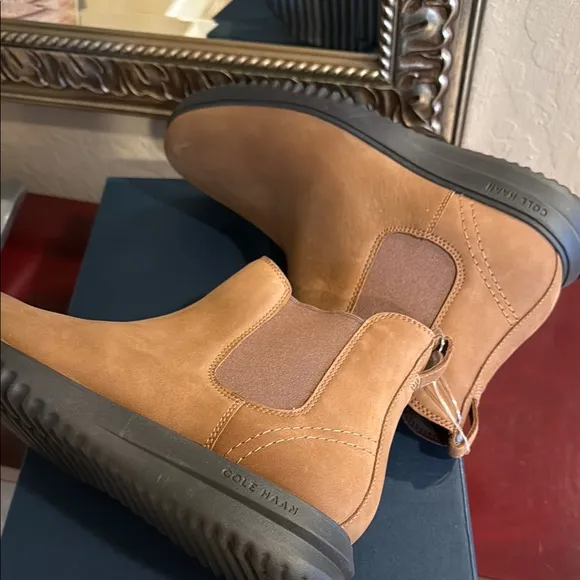 NEW Cole Haan Grand  Men's Chelsea Boots color Lumber/Java size 11
