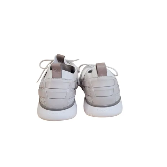New Cole Hann Men's Grand Motion Woven Stitchlite Opttic White Sneakers Size 11