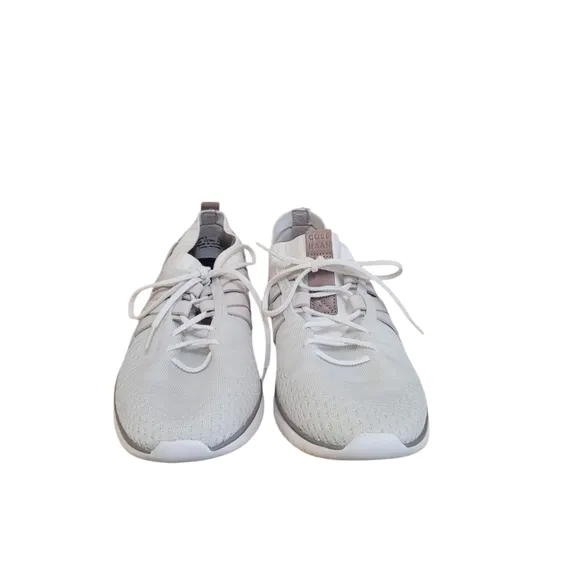 New Cole Hann Men's Grand Motion Woven Stitchlite Opttic White Sneakers Size 11