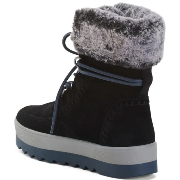 NEW COUGAR Waterproof Suede Vanetta Winter Boots black for women 569mn