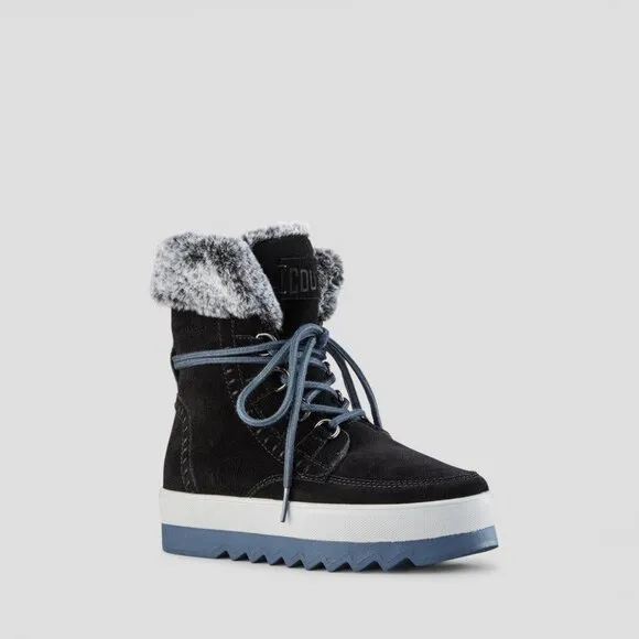 NEW COUGAR Waterproof Suede Vanetta Winter Boots black for women 569mn