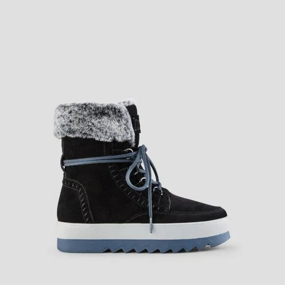 NEW COUGAR Waterproof Suede Vanetta Winter Boots black for women 569mn