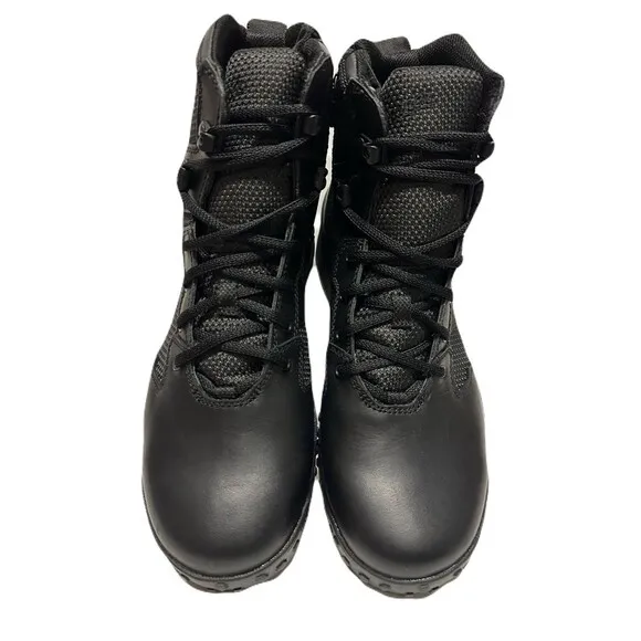 NEW Danner Mens Size 9 Scorch Side Zip Waterproof Black Leather Tactical Boot