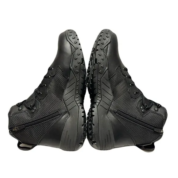 NEW Danner Mens Size 9 Scorch Side Zip Waterproof Black Leather Tactical Boot
