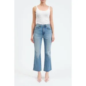 NEW DAZE soho high rise ankle flare jeans in all mine vintage
