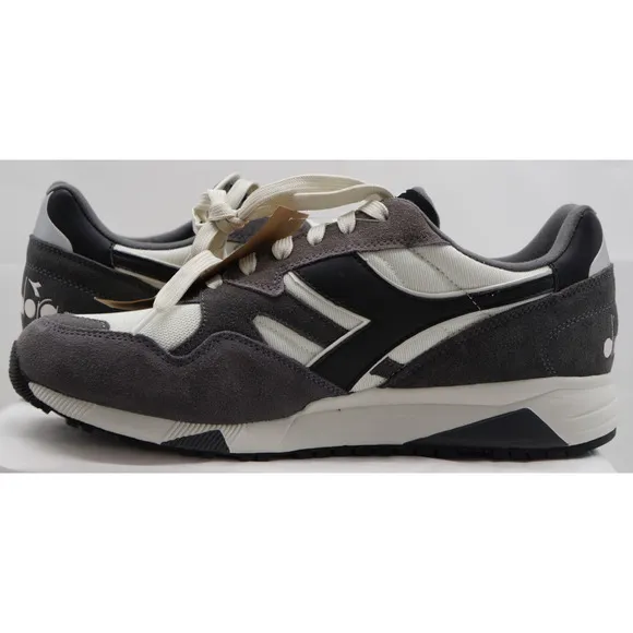 NEW! Diadora N902 Trainer Grey/Off White/Black Size 10