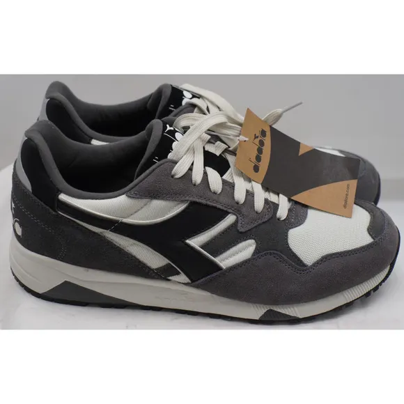 NEW! Diadora N902 Trainer Grey/Off White/Black Size 10