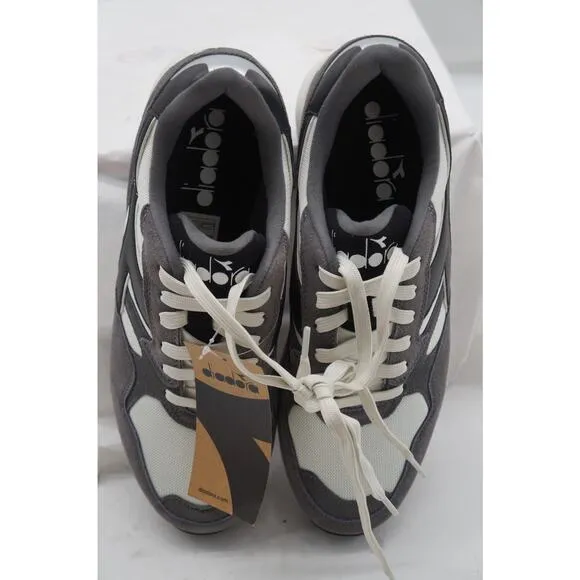 NEW! Diadora N902 Trainer Grey/Off White/Black Size 10