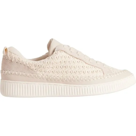 NEW  Dolce Vita womens Nicona Woven Sneaker Knited Sandstone 252