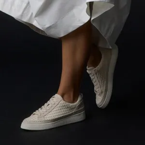 NEW  Dolce Vita womens Nicona Woven Sneaker Knited Sandstone 252