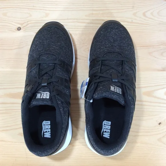 NEW Drew Boost Stretch Knit Sneakers Style # 40997-19Men’s 9.5 4W Black