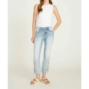 NEW DRIFTWOOD roxy kick flare boot-multi mod jeans in light wash