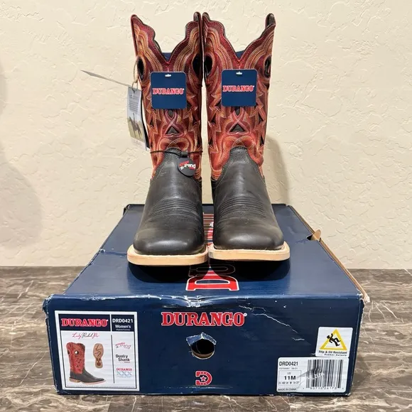 NEW Durango Lady Rebel Pro Leather Western Cowboy Boots