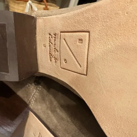 NEW EITHER / OR Brown Suede Square-Toe Boots