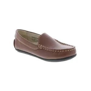 NEW FOOTMATES boy's brooklyn loafers in cognac