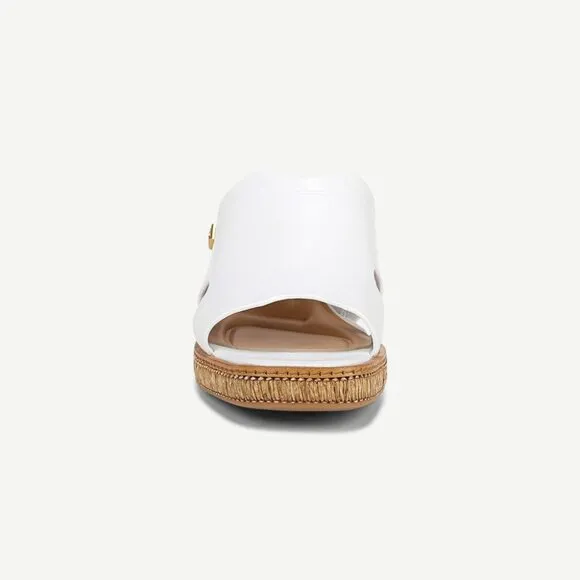 NEW FRANCO SARTO Leather Florence Heeled Sandals white for women 253