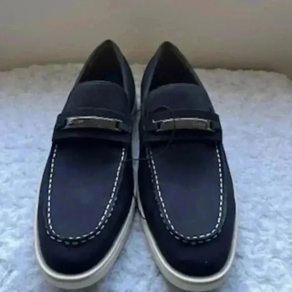 NEW Guess Men's Quido Blue Slip On Penny Loafer Size 10 NWT