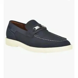 NEW Guess Men's Quido Blue Slip On Penny Loafer Size 10 NWT