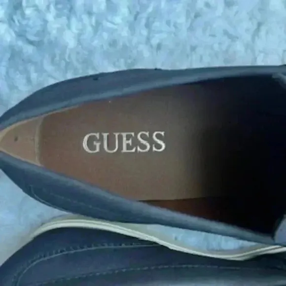 NEW Guess Men's Quido Blue Slip On Penny Loafer Size 10 NWT