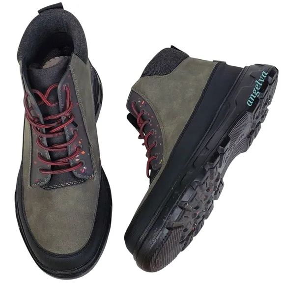 New Hey Dude duke eco shield lace up winter boots chocolate outdoor lightweight