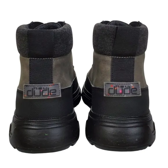 New Hey Dude duke eco shield lace up winter boots chocolate outdoor lightweight