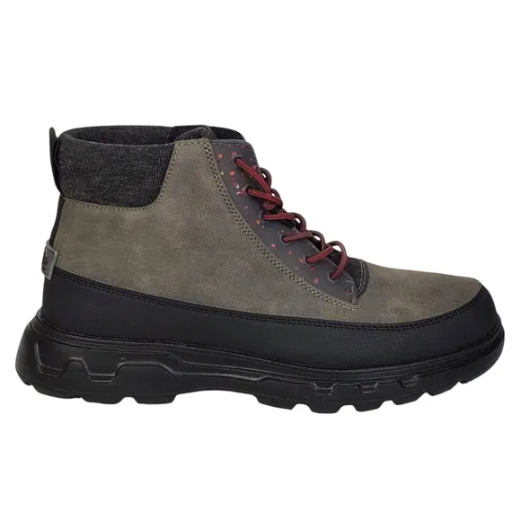 New Hey Dude duke eco shield lace up winter boots chocolate outdoor lightweight