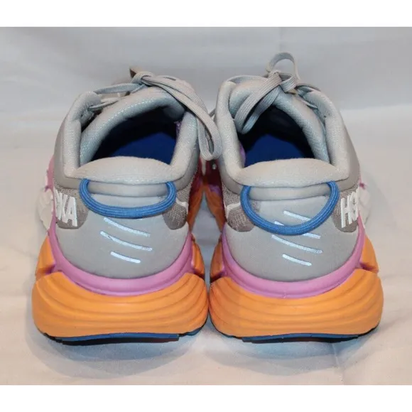 NEW Hoka One One Women's GRAVIOTA 4 HMNC GRAY PINK ORANGE SZ 10 $175‎