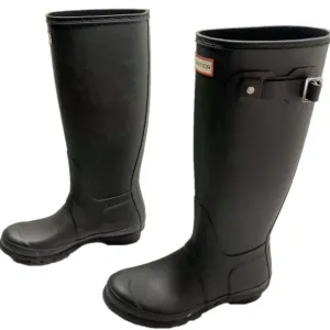 NEW HUNTER Womens Original Tall Boots Size 7 Waterproof Round Toe   Buckle