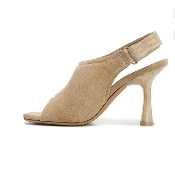 NEW in BOX! Vince Quest in Dune Leather Slingback Sandals reg $350 with Dust Bag