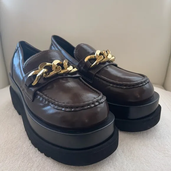 NEW Jeffrey Campbell Recess Platform Loafers