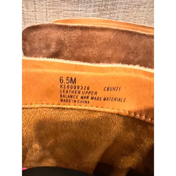 NEW KORK- EASE Addison Rust Tobacco Distressed BOOTS SIZE 6.5