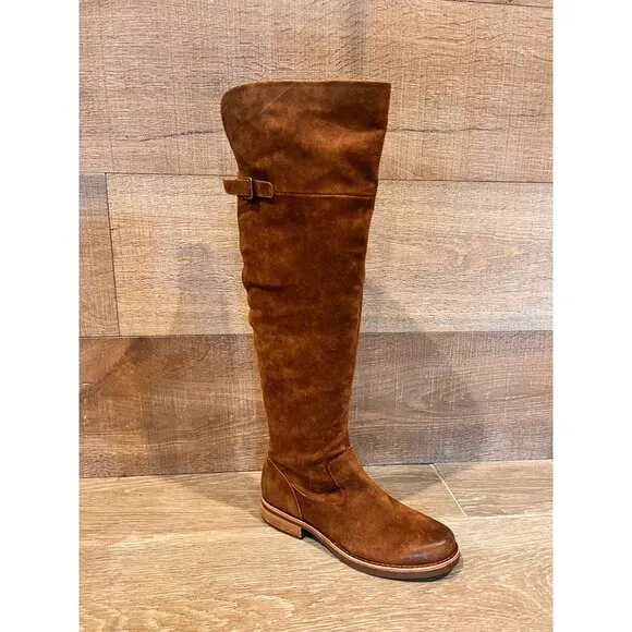 NEW KORK- EASE Addison Rust Tobacco Distressed BOOTS SIZE 6.5