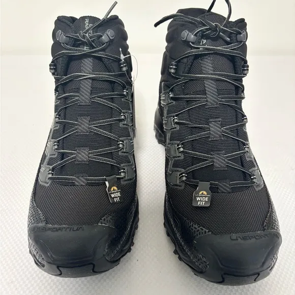 New La Sportiva Ultra Raptor II Mid Wide GORE-TEX Boots Black Men’s Size: 12