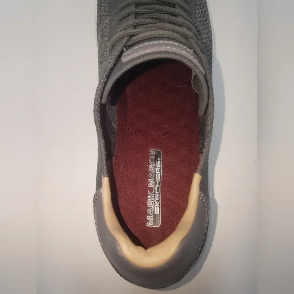 New Mark Nason Garian Knit Grey Sneakers Sz 12