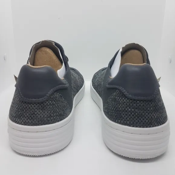 New Mark Nason Garian Knit Grey Sneakers Sz 12