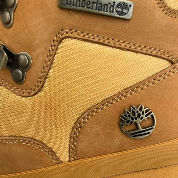 NEW Men TIMBERLAND EURO HIKER MID HIKING BOOTS Wheat Nubuck (TB0 91566 231)