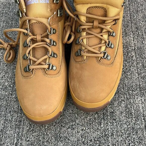 NEW Men TIMBERLAND EURO HIKER MID HIKING BOOTS Wheat Nubuck (TB0 91566 231)
