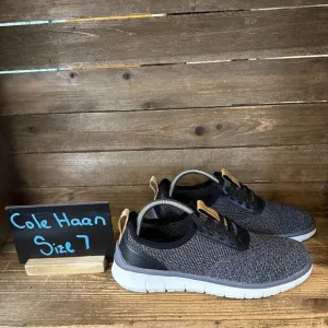 New Mens Cole Haan Generation Zerogrand Stitchlite Knit Gray Sneakers Shoes 7‎ M