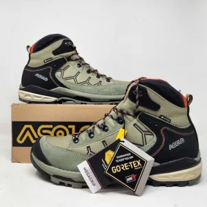 New men's US 9 Asolo Falcon EVO GV Gore-Tex hiking boots Dry Weeds Trance Buzz