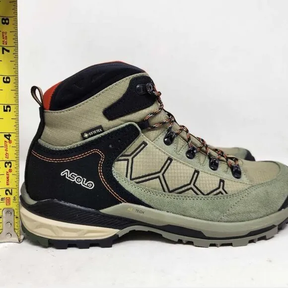 New men's US 9 Asolo Falcon EVO GV Gore-Tex hiking boots Dry Weeds Trance Buzz