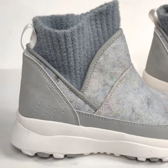 New Merrell Cloud Renew Bluff size 7 Gray high Rise boots