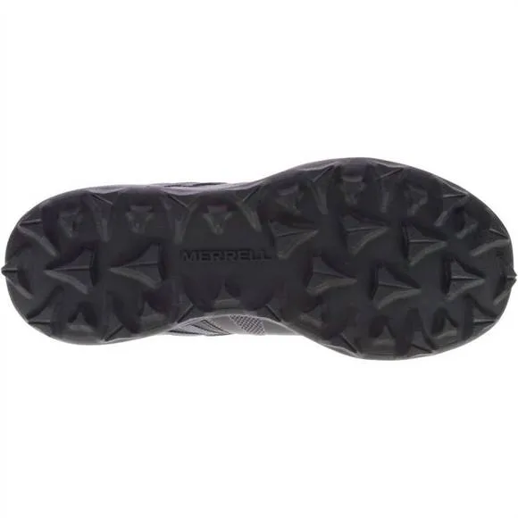 NEW MERRELL men's zion fst mid waterproof hiking boots in black/rock
